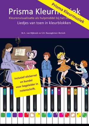 Liedjes van Toen -blokkenbundelomslag sticker - Prisma Kleurmuziek