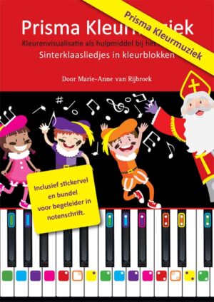 Sinterklaasbundel - blokkenbundelomslag sticker Prisma Kleurmuziek