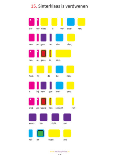 Sinterklaasbundel - kleurblokken Pag40 Sinterklaas is verdwenen- Prisma Kleurmuziek